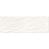 STRUCTURE PATTERN WHITE WAVE 25x75 G1 OP365-006-1
